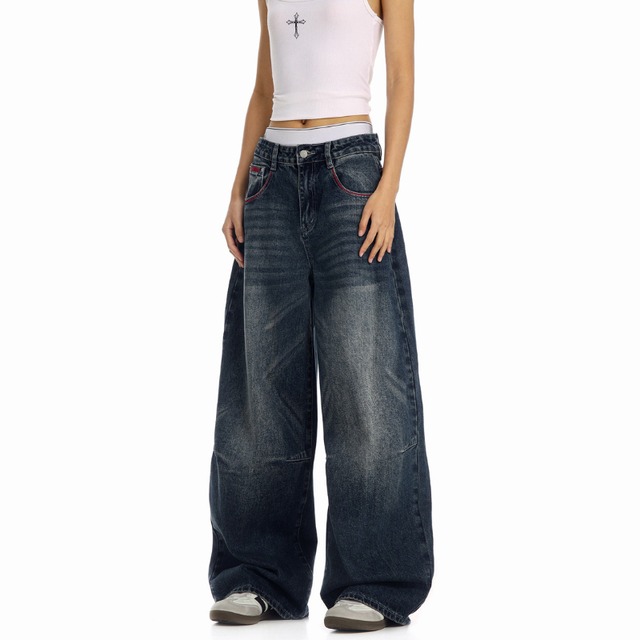 red Stitch cross denim　レッドステッチクロスデニム　J1755