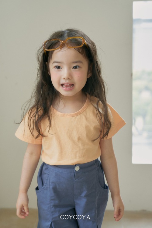 [COYCOYA] Creamy U-neck T-shirt / [코이코야] 크리미U넥T