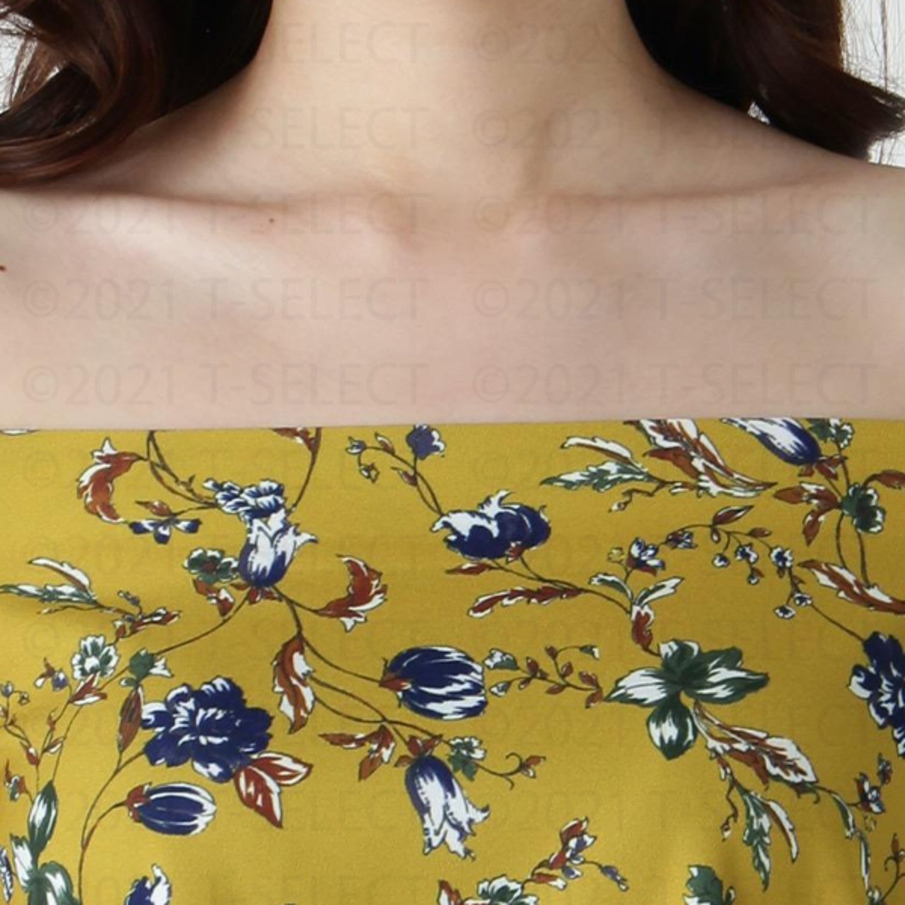 EMODA(エモダ)サイドタイオフショルダートップス/ライトミックス