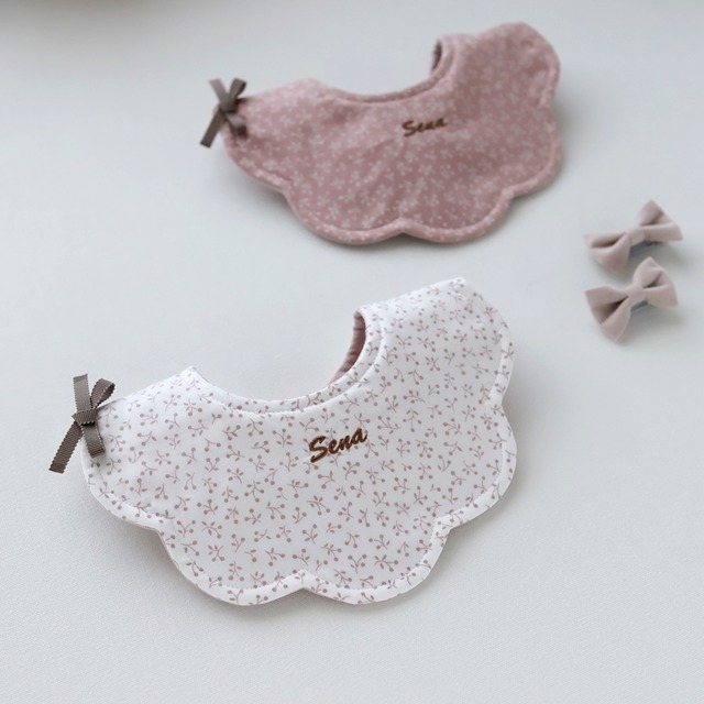 リトルベリースタイ   お名前 刺繍入れ 2色