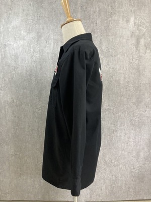 3743 ディッキーズ 長袖プリントシャツ　ロック　M