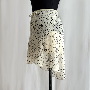 ◇"Tatiana" Ballet Wrap Skirt -Stardust（Ivory）スターダスト（アイボリー）