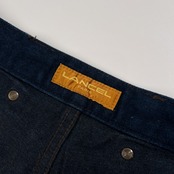 LANCEL ランセル バックデザイン デニム パンツ ジーンズ サイズ W32 /インディゴ/日本製/バックストラップ