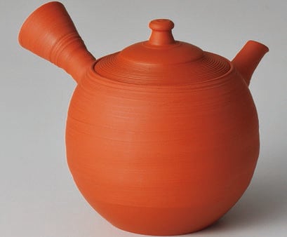 急須 常滑焼】Y207 春秋朱泥松皮急須 | ヤマキイカイのネットショップ