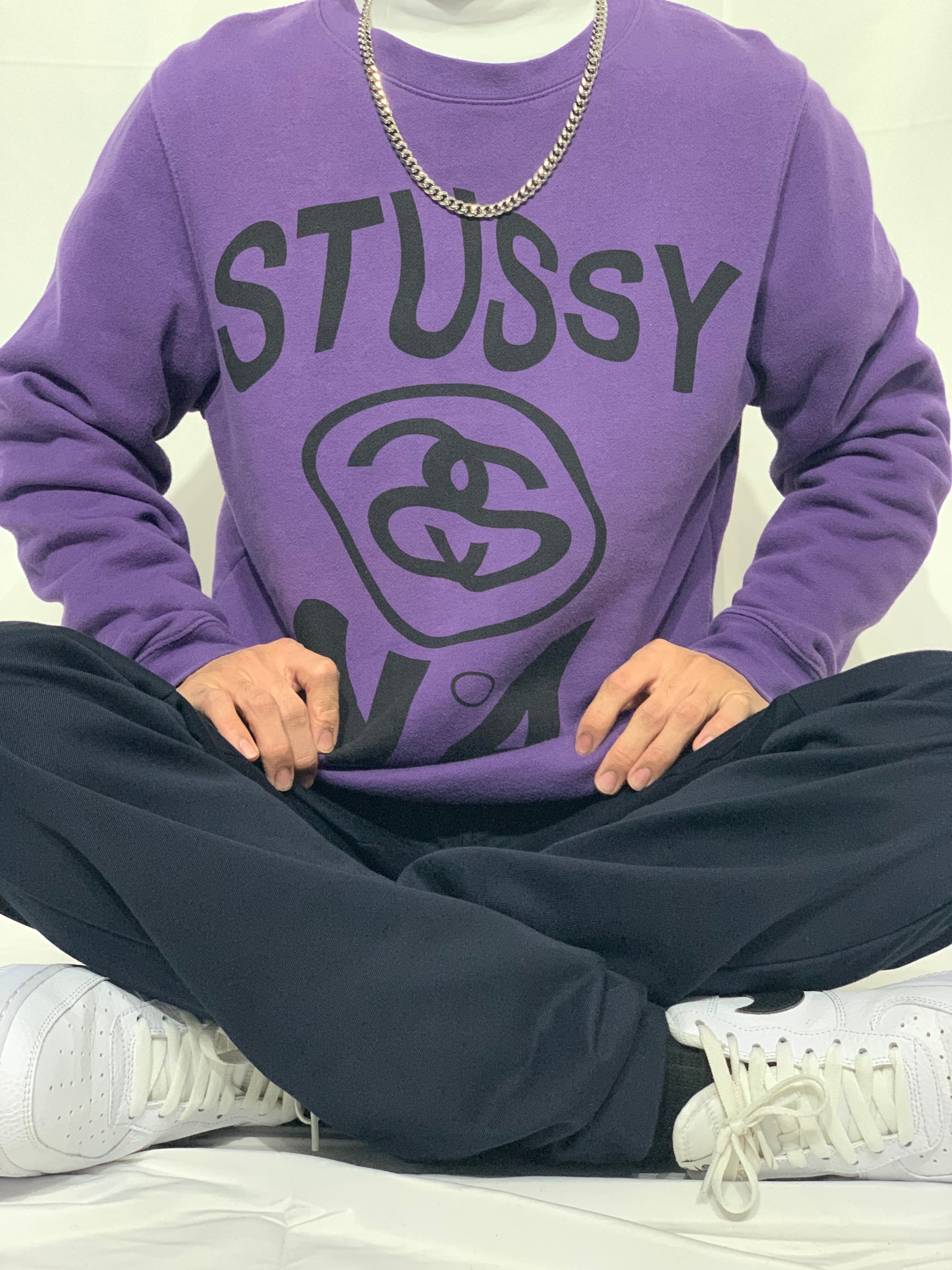 80s 90s OLD stussy シャネルロゴ　SSリンク　スウェット