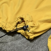 custom draw cord half zip long sleeve tee