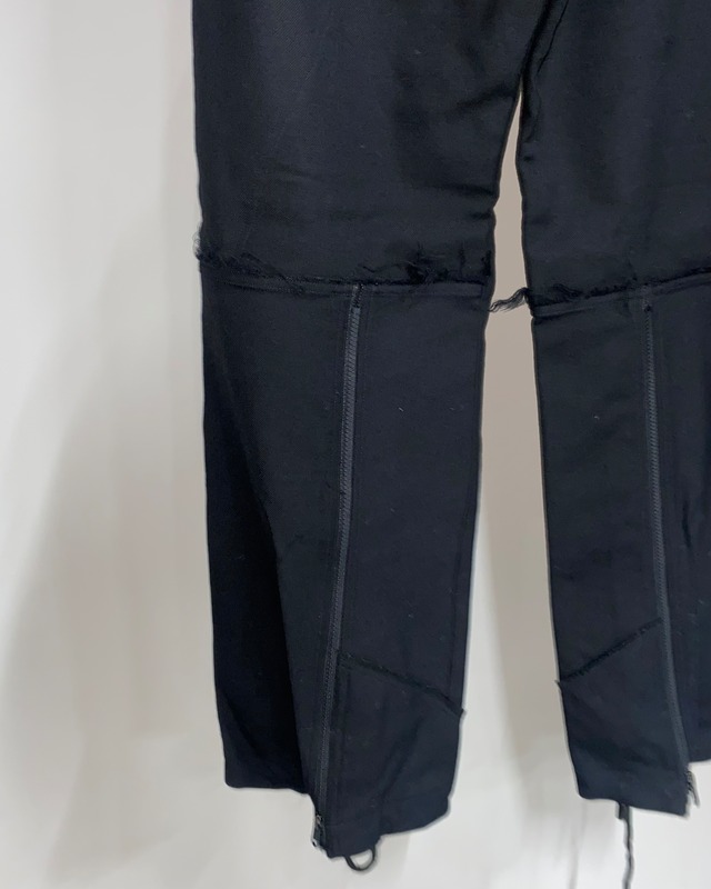 【y's】Cut-out design zip-up trousers/ kyoto store