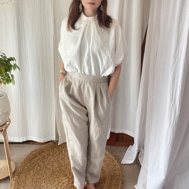 winter linen ↟ アップパンツ ↟
