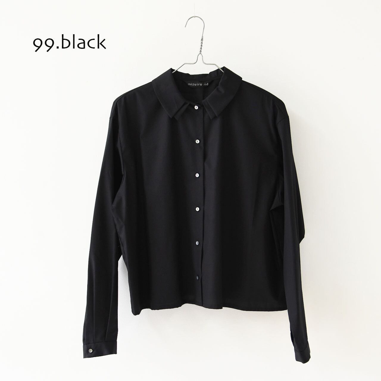 mizuiro ind [ミズイロ インド] double collars shirt [3-230120