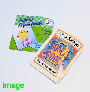 ♧☆DEADSTOCK / VINTAGE 1989☆【 McDonald's / マクドナルド 】1989 McDonald's Happy Meal Toy "Funny Fry Friends" 『 Sweet Cuddles (赤ちゃん)』Happy Meal Toy / ミールトイ / フライキッズ / フライガイ / フライガール 〚アメリカン雑貨 アメトイ〛
