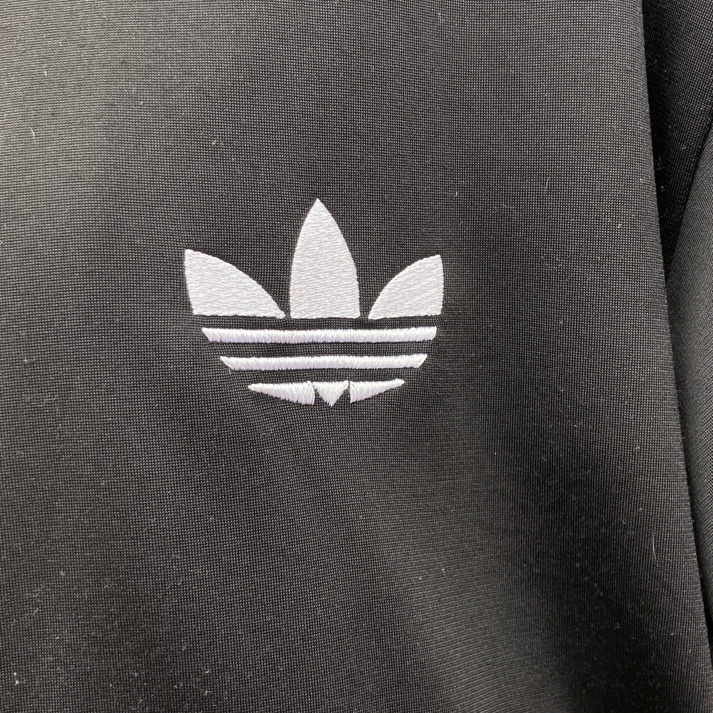 00年代 adidas アディダス トレフォイルロゴ刺? ジャージ トラック