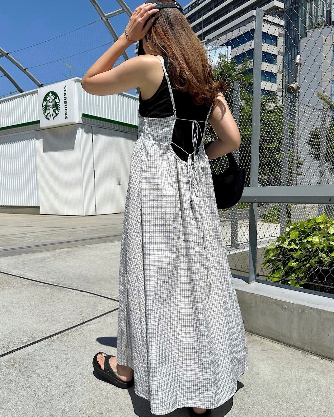 バックオープンキャミワンピース | une select clothing