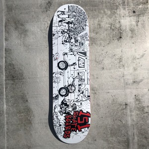 151skateboards / CREW VAN / Art By Kenji Goto / 8.25x32inch (20.9x81.3cm)