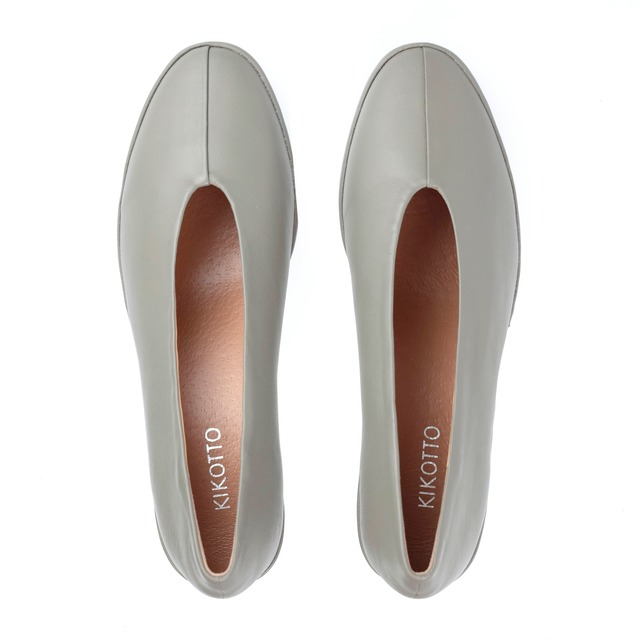 Egg Toe Wedge (グレー)