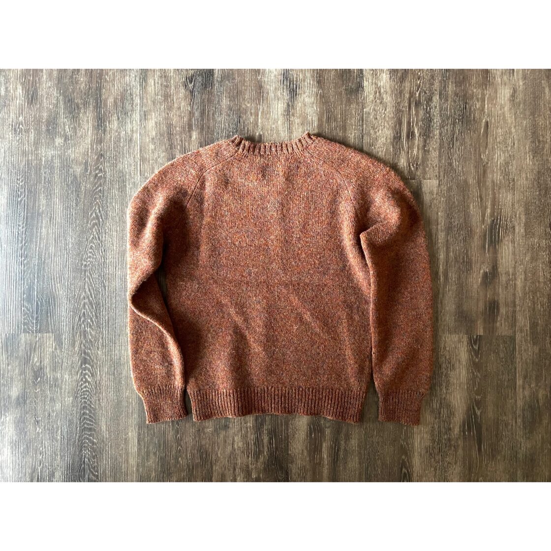 50s-60s alan paine vintage l/s knit sweater “SHETLAND WOOL” アラン 