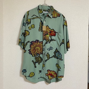 西ドイツ製　BERTONE  総柄シャツ