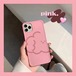 ピンクケース☆iPhone11 Pro/11/xs/xr/8ケース 可愛い 曇 女子♪