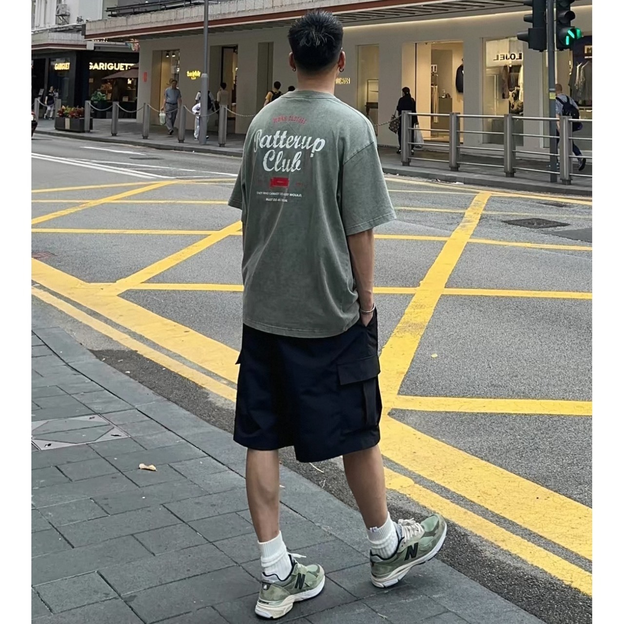 Wide cargo utility short pants 1442 - 5