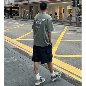 Wide cargo utility short pants 1442