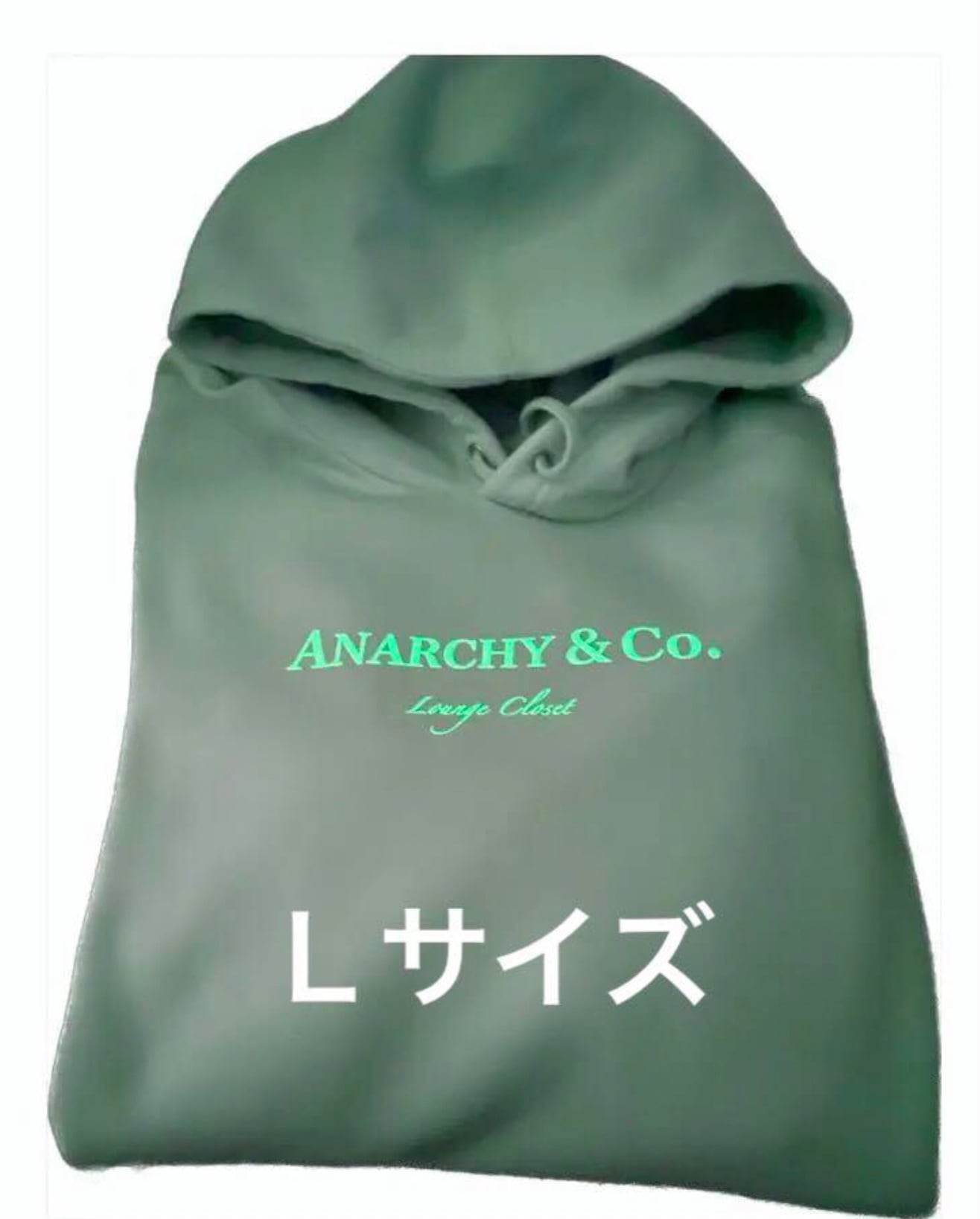 新作 限定 ANARCHY&Co. 畜光プリント パーカー L ティファニーブルー ...