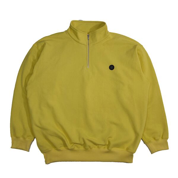 【NNBF】HALF ZIP SWEAT (YELLOW)