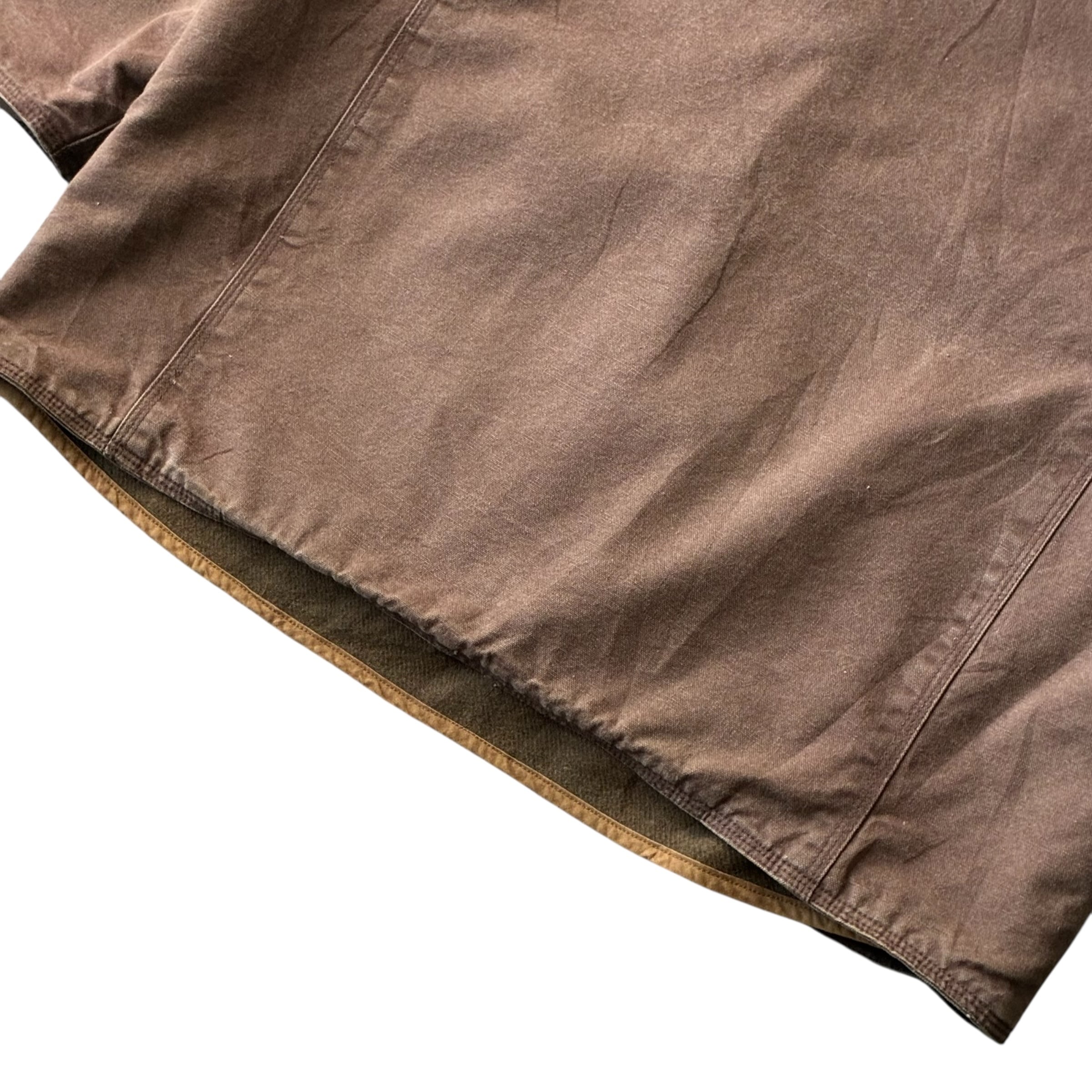 襟レザー］90's J.CREW“カバーオール“ライナー付き ジャケット
