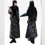 Tie-dye A-line full skirt (ME358)
