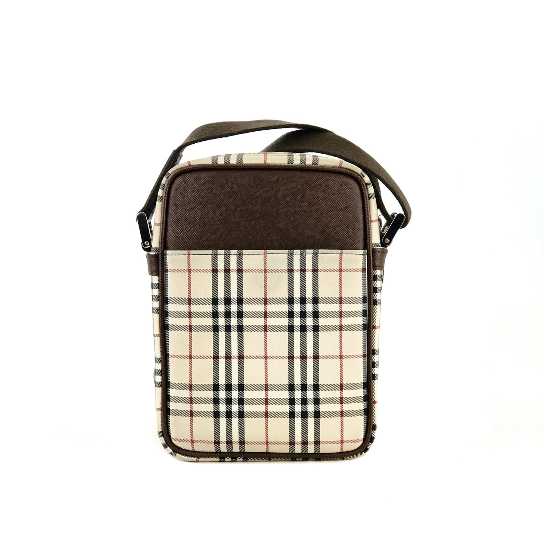 BURBERRY バーバリー ノヴァチェック レザー×キャンバス ポシェット