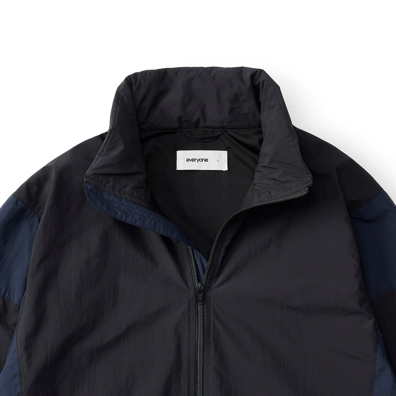 ジャケット・アウター everyone nylon silk track jacket M everyone nylon silk track jacket (NAVY) | everyone