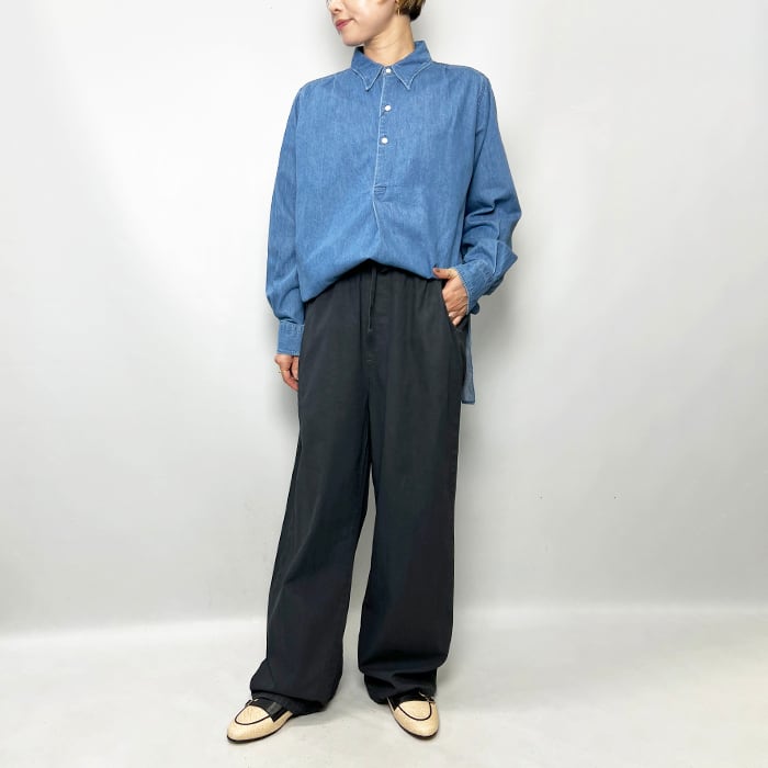 TICCA ティッカ コットンギャバワイドパンツ TBFA-141 2026秋冬新作