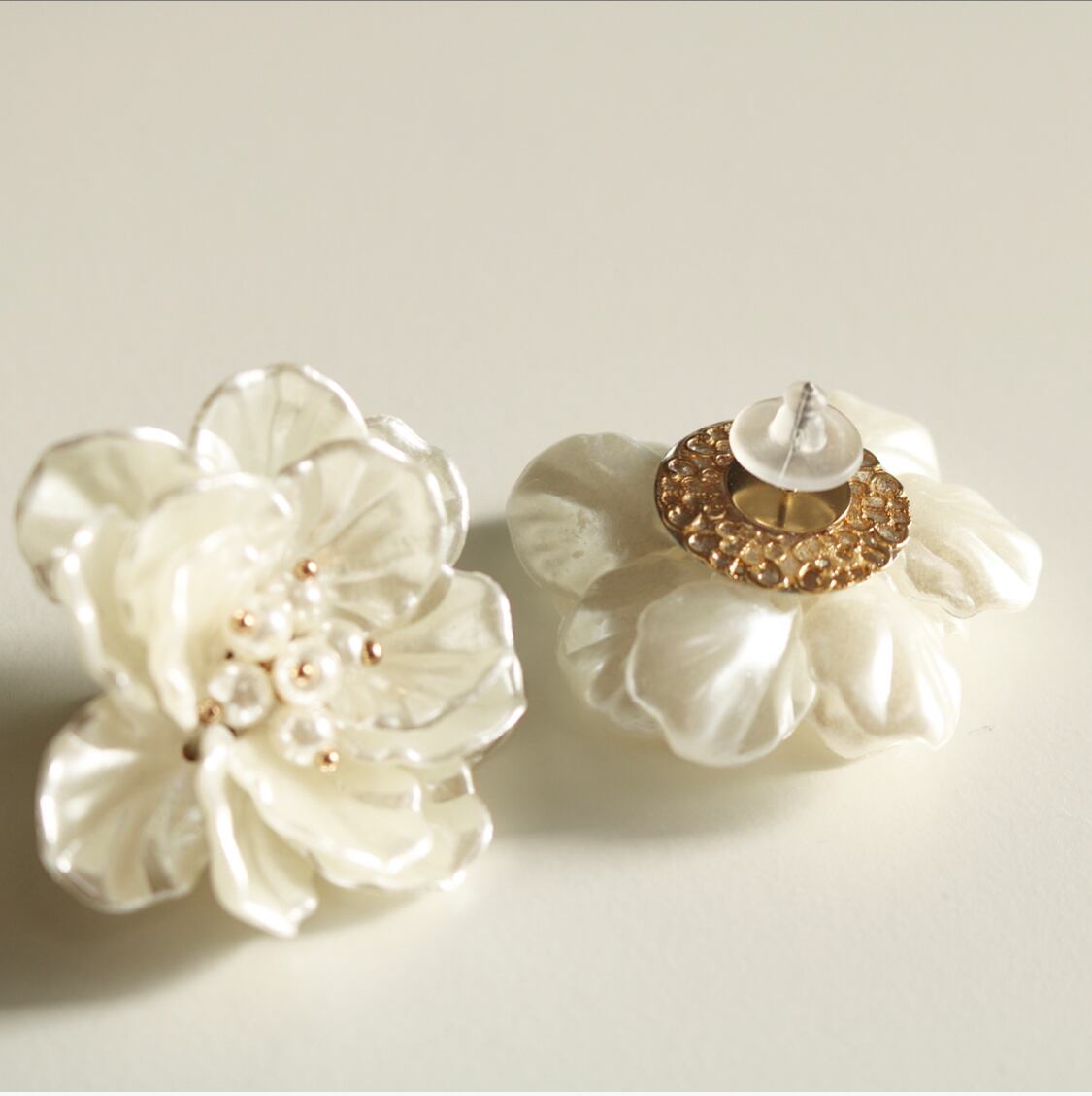 パールフラワー イヤリング Best Wishes