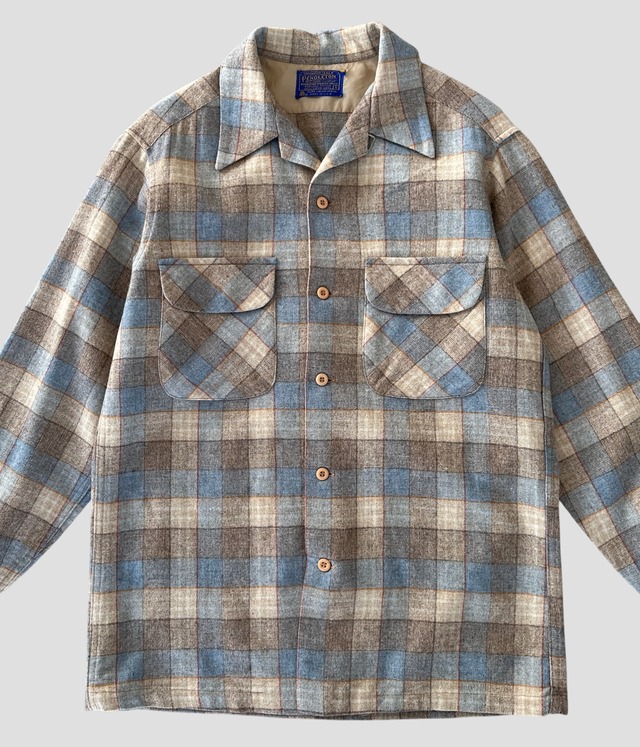 -Pendleton- Vintage 70s S Board Shirt made in USA