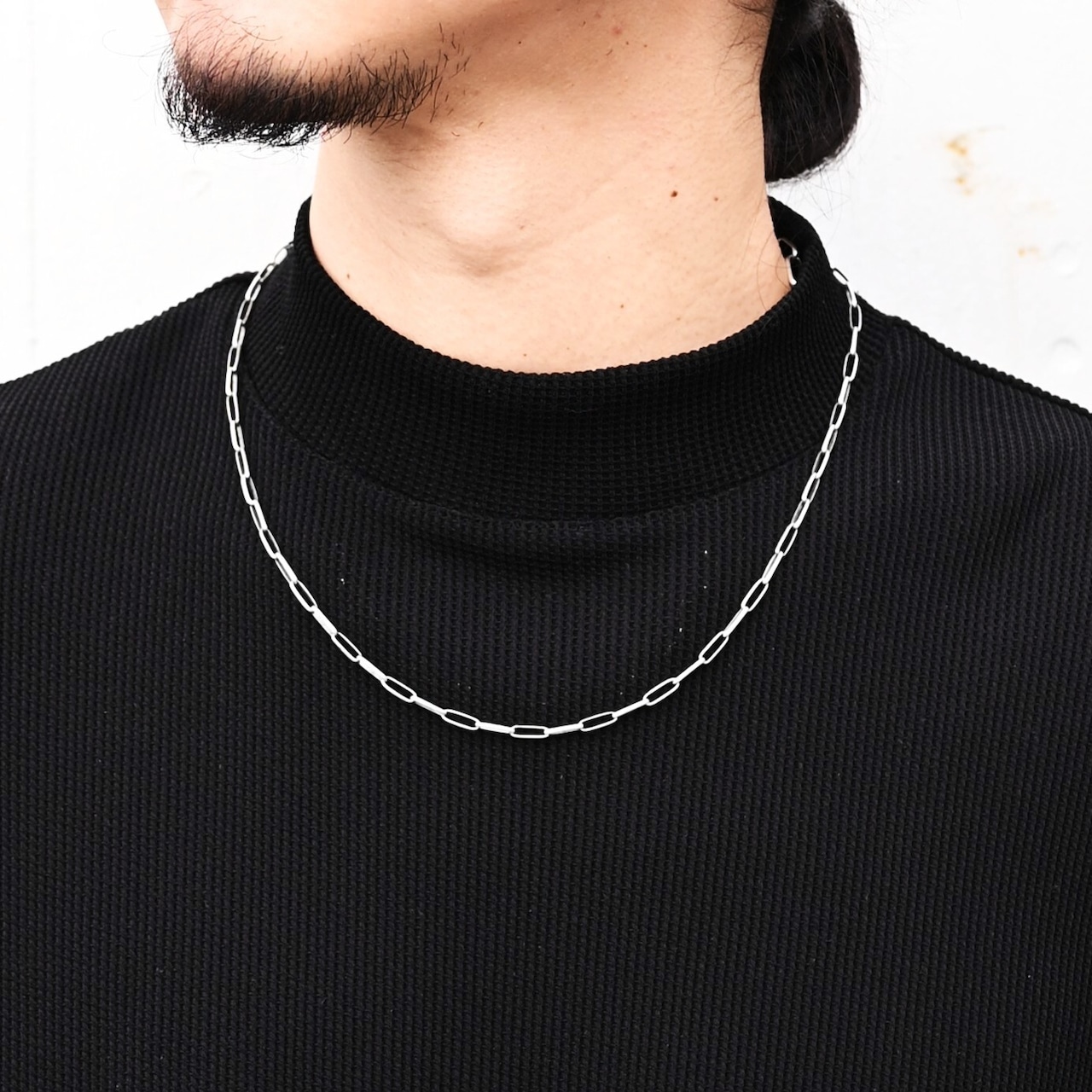 GANKO / NARROW CHAIN NECKLACE 55cm