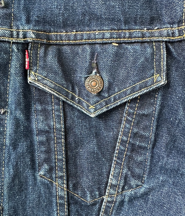 -LEVI'S 557- 40 Vintage 60s 3rd Denim Jacket Made in USA