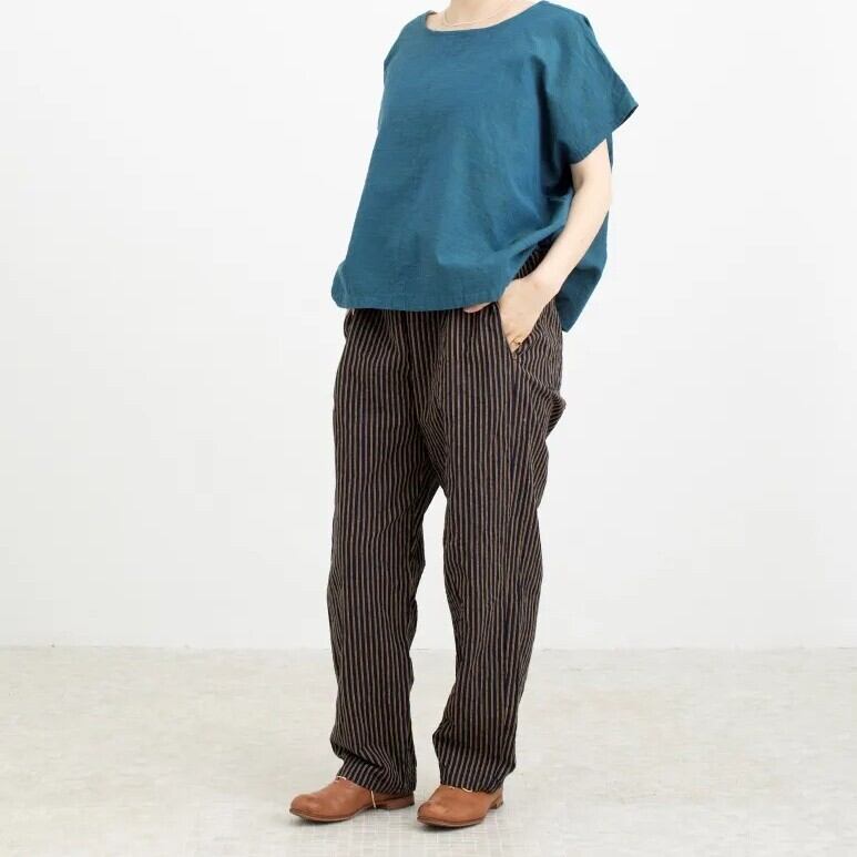 【レア生地】 HARAPPA “普通のパンツ” (柿縞) Mサイズ HARAPPA「普通のパンツ」（大名縞）Mサイズ | マダムタカコカンパニー