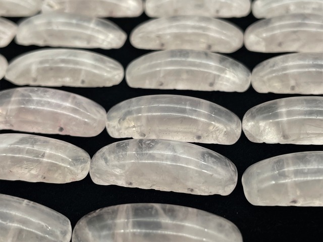 ハンドメイドバングルビーズ素材セット（ローズクォーツ）