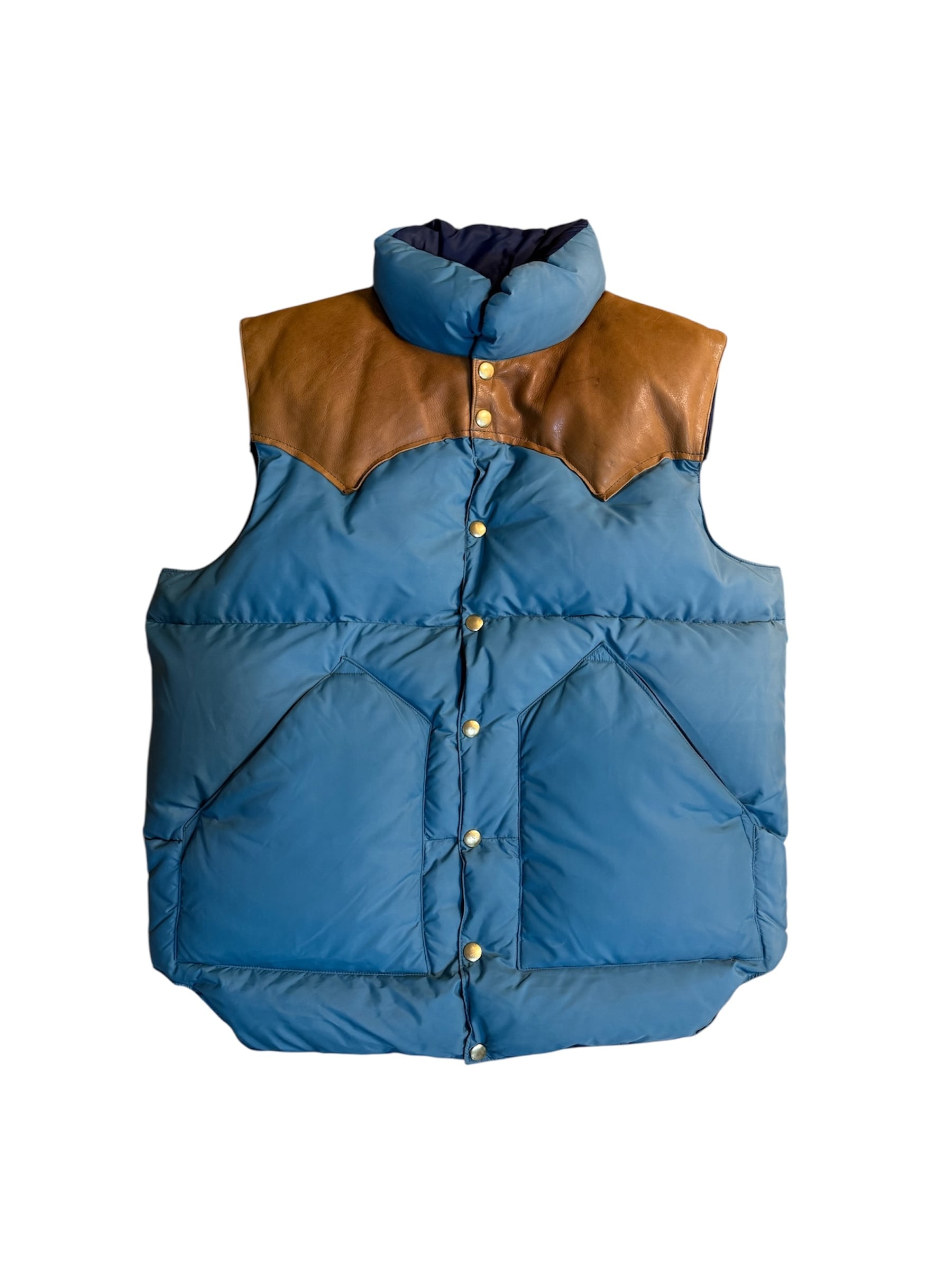 70s rocky mountain ロッキーマウンテン　ダウンベスト　44相当 70's Rocky Mountain Featherbed DOWN VEST 44 | moonbirds vintage