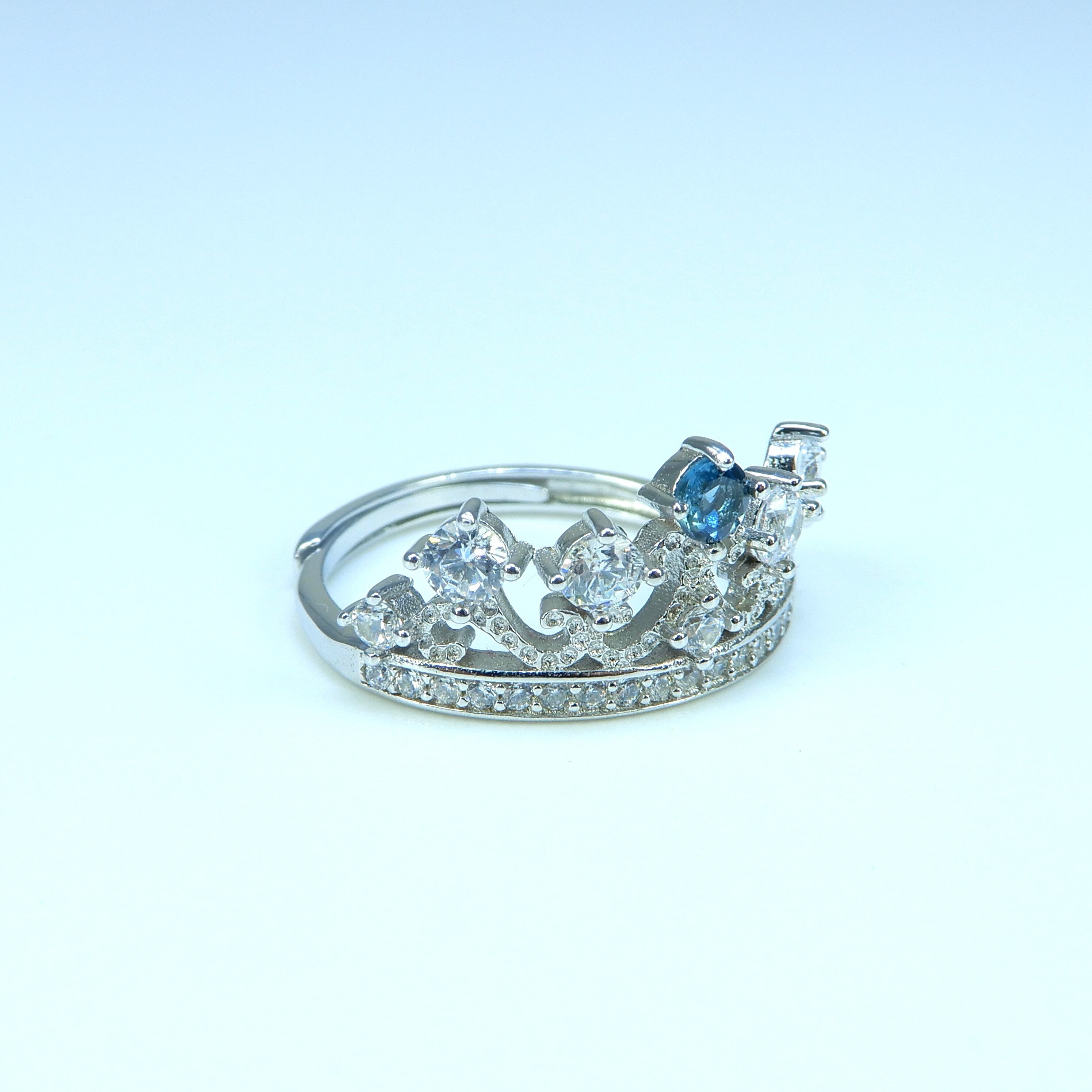 Princess Tiara Ring♦︎ロンドンブルートパーズ♦︎《0072》