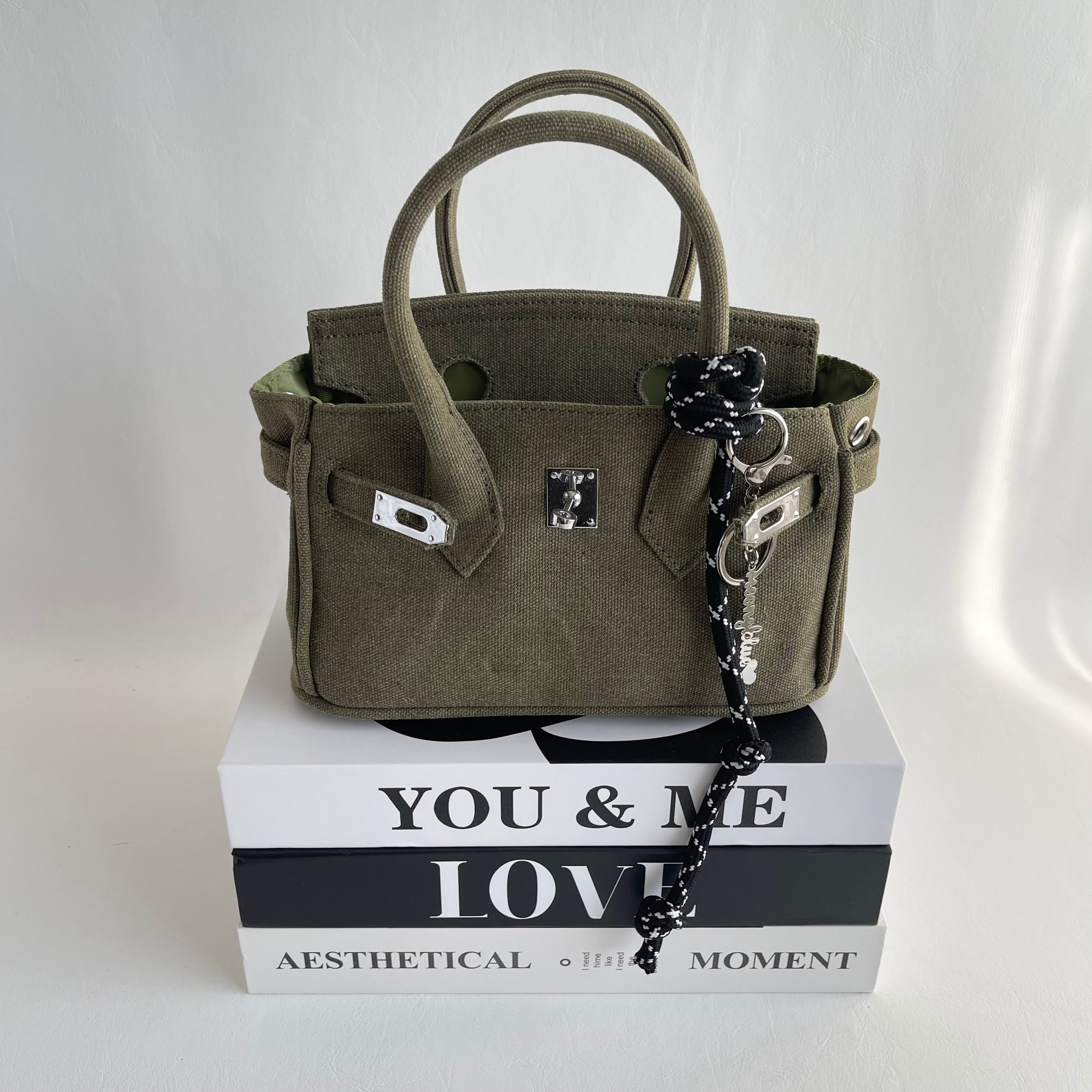 KANAGU army mini BAG / カラーが選べる&マルシェバッグ付 | meong blue