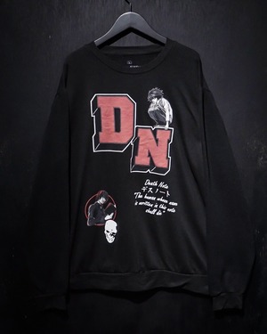 【WEAPON VINTAGE】"DEATH NOTE" Print Design Loose L/S T-Shirt