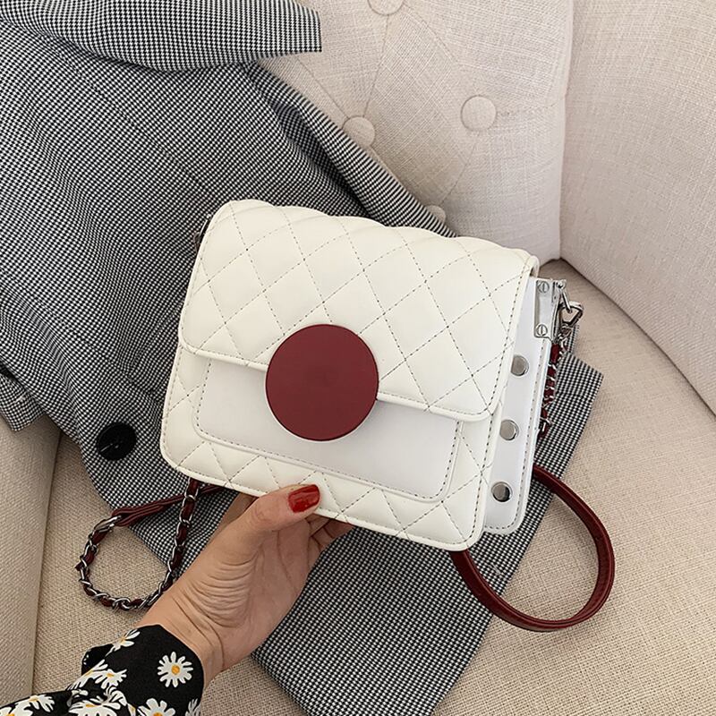 シニアセンススモールバッグレディース2020ニューウェーブネットレッドファッションダイヤモンドチェーンショルダーメッセンジャーバッグワイルドスモールスクエアバッグ Tiancai_Wing_Bag1613088