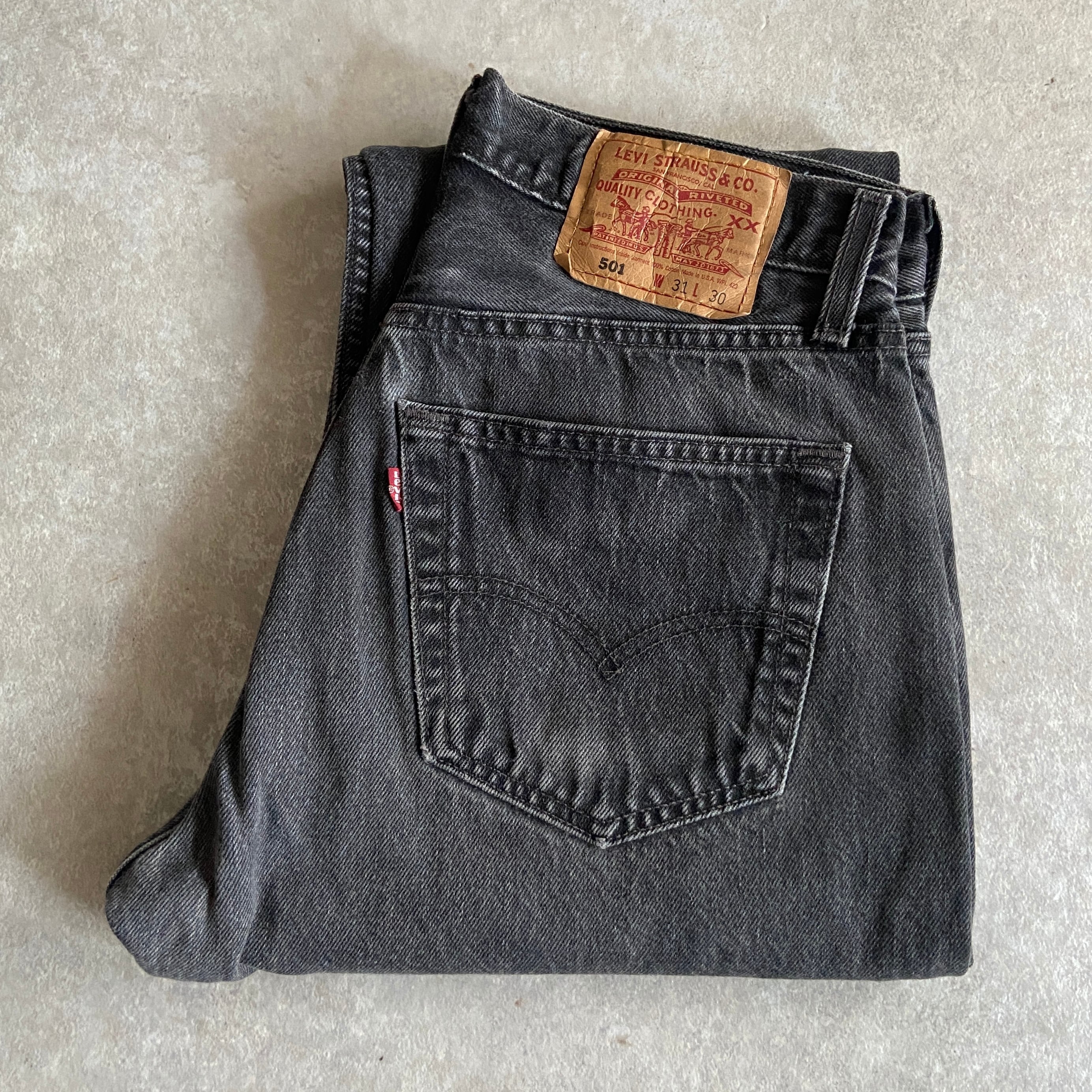 1990s Levi's 501 後染め W30 L26.5 Made in USA H451