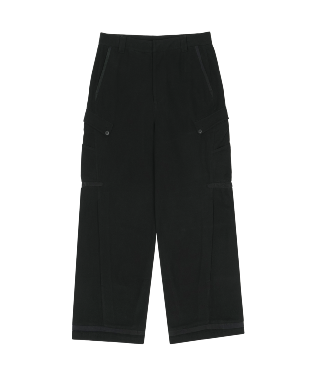 [SAN SAN GEAR] VOID CARGO PANTS BLACK 正規品 韓国ブランド 韓国通販 韓国代行 韓国ファッション sansan san san sansangear サンサンギア