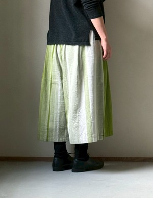 【Xさま専用】10)  ワイドパンツ ショート ポケット  コットン  GR/NV  玉木新雌 tamaki niime