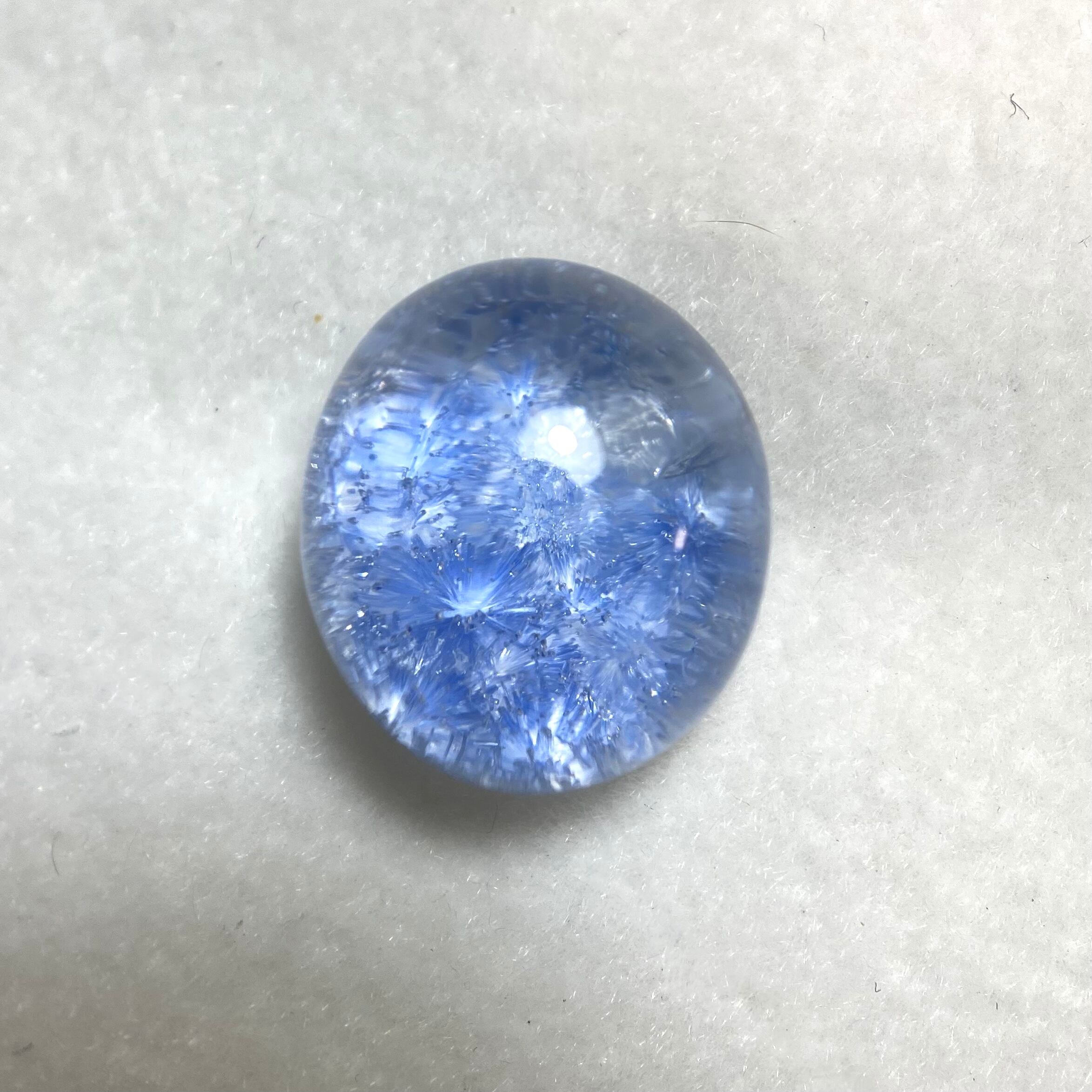 花風景　デュモルチェライトインクオーツ