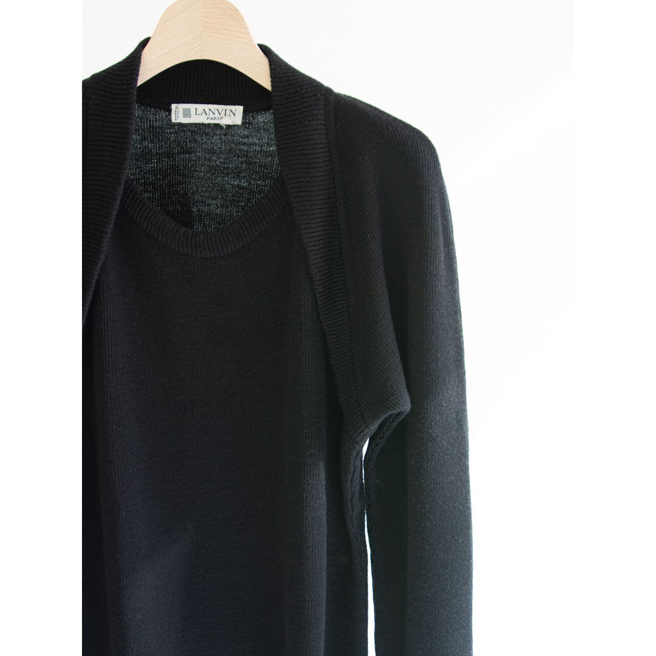 【LANVIN】Made in Italy Wool-Acrylic Pullover Sweater(ランバン イタリア製ウールアクリル プルオーバーセーター ニット)