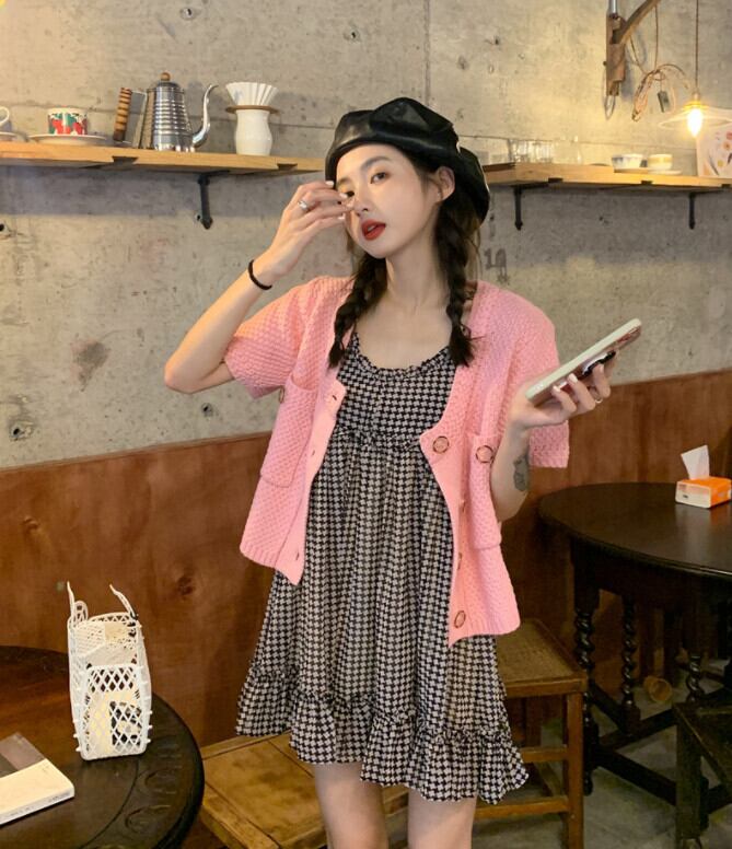 ニットカーディガンジャケット サマー薄手カジュアル 大人ガーリー スウィート キュート 夏物 モンロー88623469722