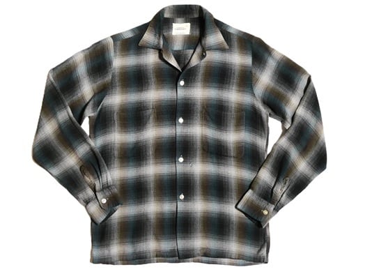 60's PENNEY'S TOWNCRAFT オンブレチェック シャドーチェック オープン