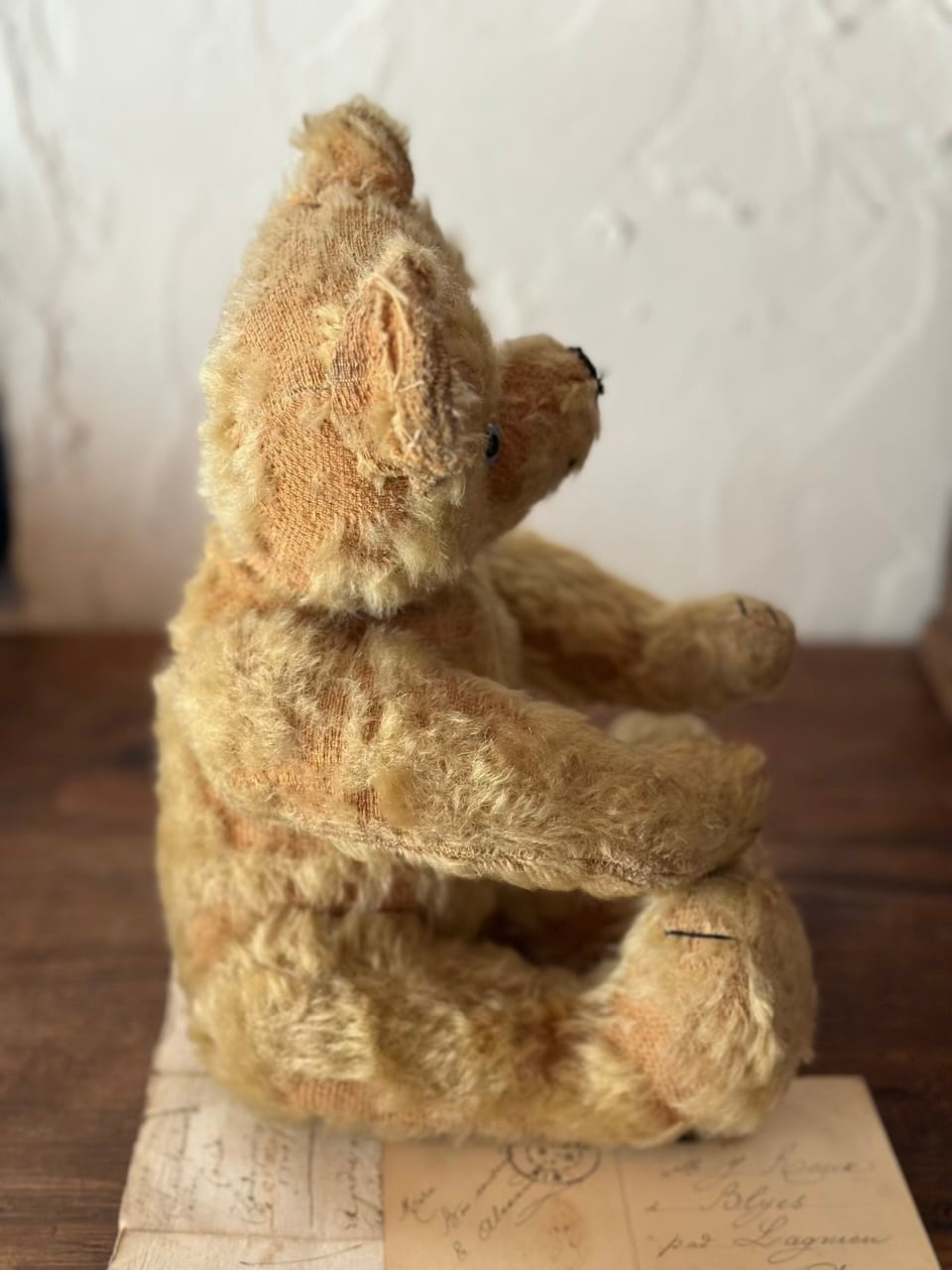 ブルーアイのベア 青い瞳 くまのぬいぐるみ | Brocante de La Cocotte