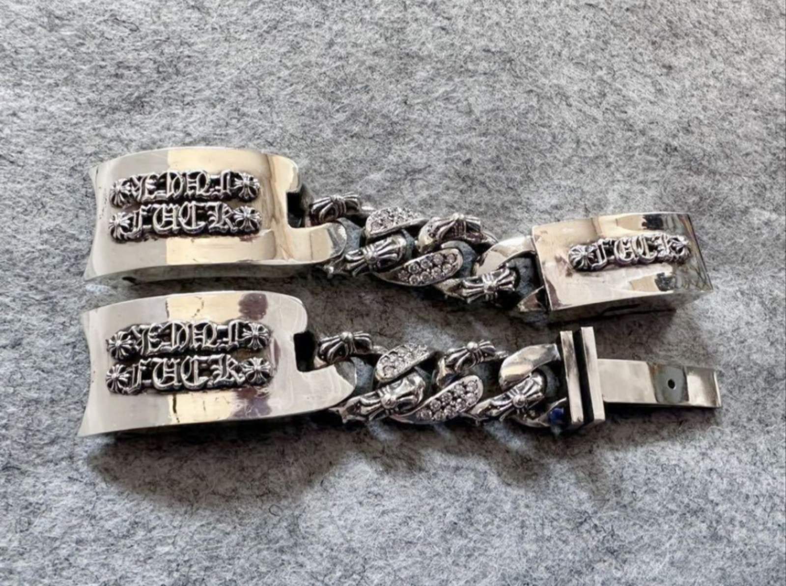 CHROME HEARTS クロムハーツ ウォッチバンド 時計 ブレスレット FUCK